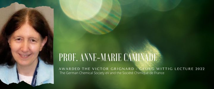 Presentation of the Victor Grignard – Georg Wittig Prize of the GDCh to Anne-Marie Caminade