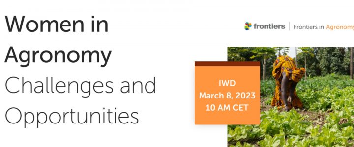 Webinar | Women in Agronomy for International Women’s Day March 8th