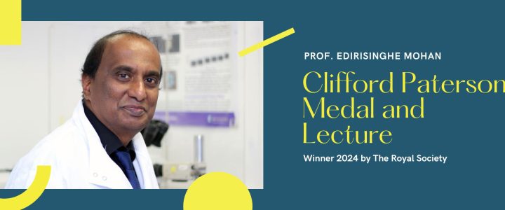 Clifford Paterson Medal and Lecture – Winner 2024