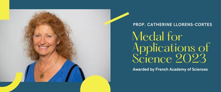 Catherine Llorens-Cortes awarded with The Medal for Applications of Science 2023
