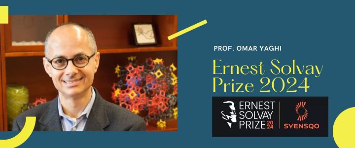 Ernest Solvay Prize 2024 awarded to Professor Omar M. Yaghi