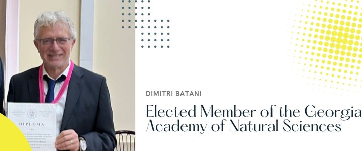 Prof. Dimitri Batani elected Member of the Georgian Academy of Natural Sciences