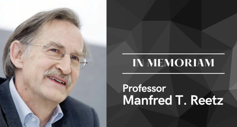 In Memoriam – Professor Manfred T. Reetz